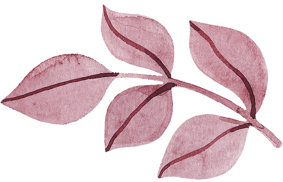 Pink Watercolor Branch