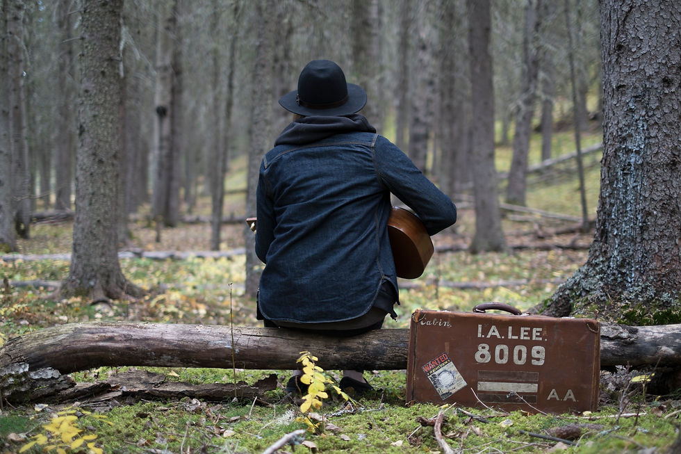 Man in Forest