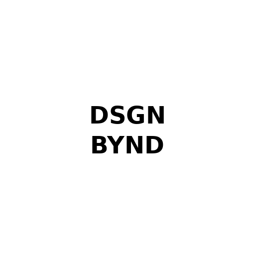 Animated Design Beyond logo transitioning from abbreviated form “DSGN BYND” to full name “DESIGN BEYOND”