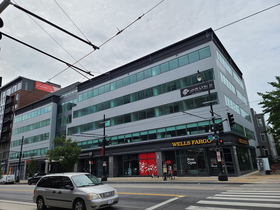Top black perimeter EIFS band