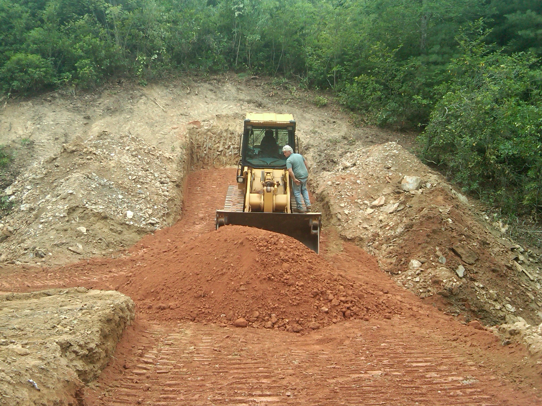Build core for pond