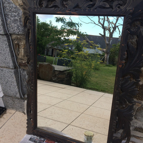 Old vintage french mirror