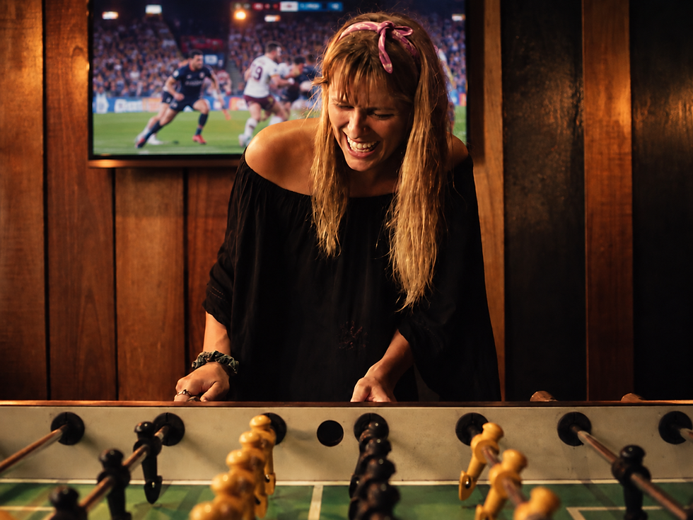 Foosball and live sports at The Melting Pot Saloon in Ubud