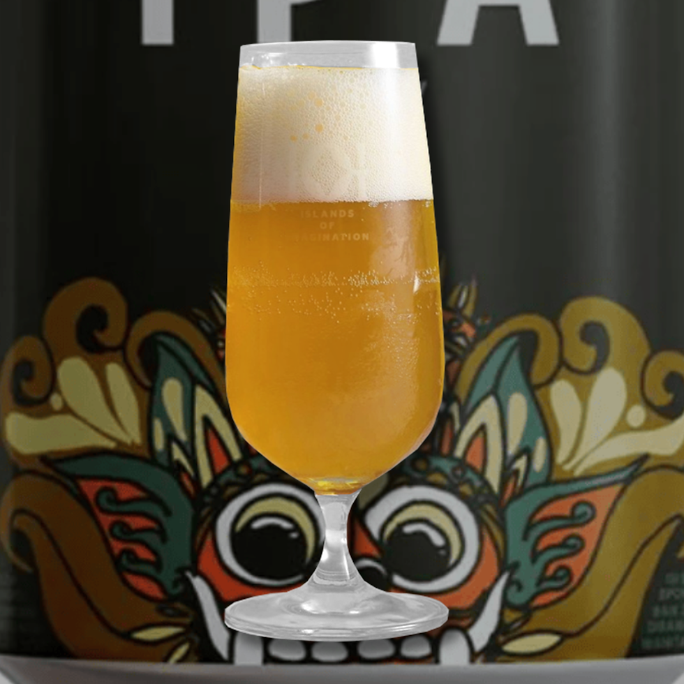 Black Sand IPA, an award-winning craft beer on tap in Ubud