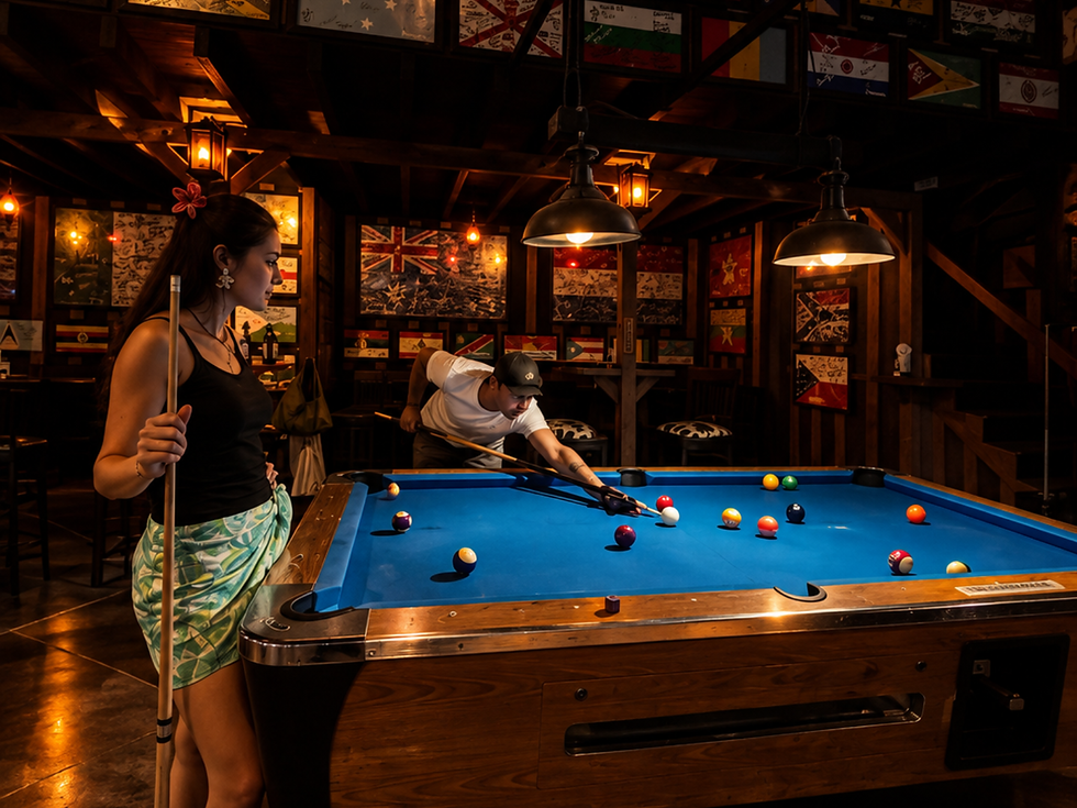 Games and activities at The Melting Pot Saloon in Ubud