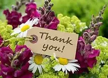Thank You floral designs