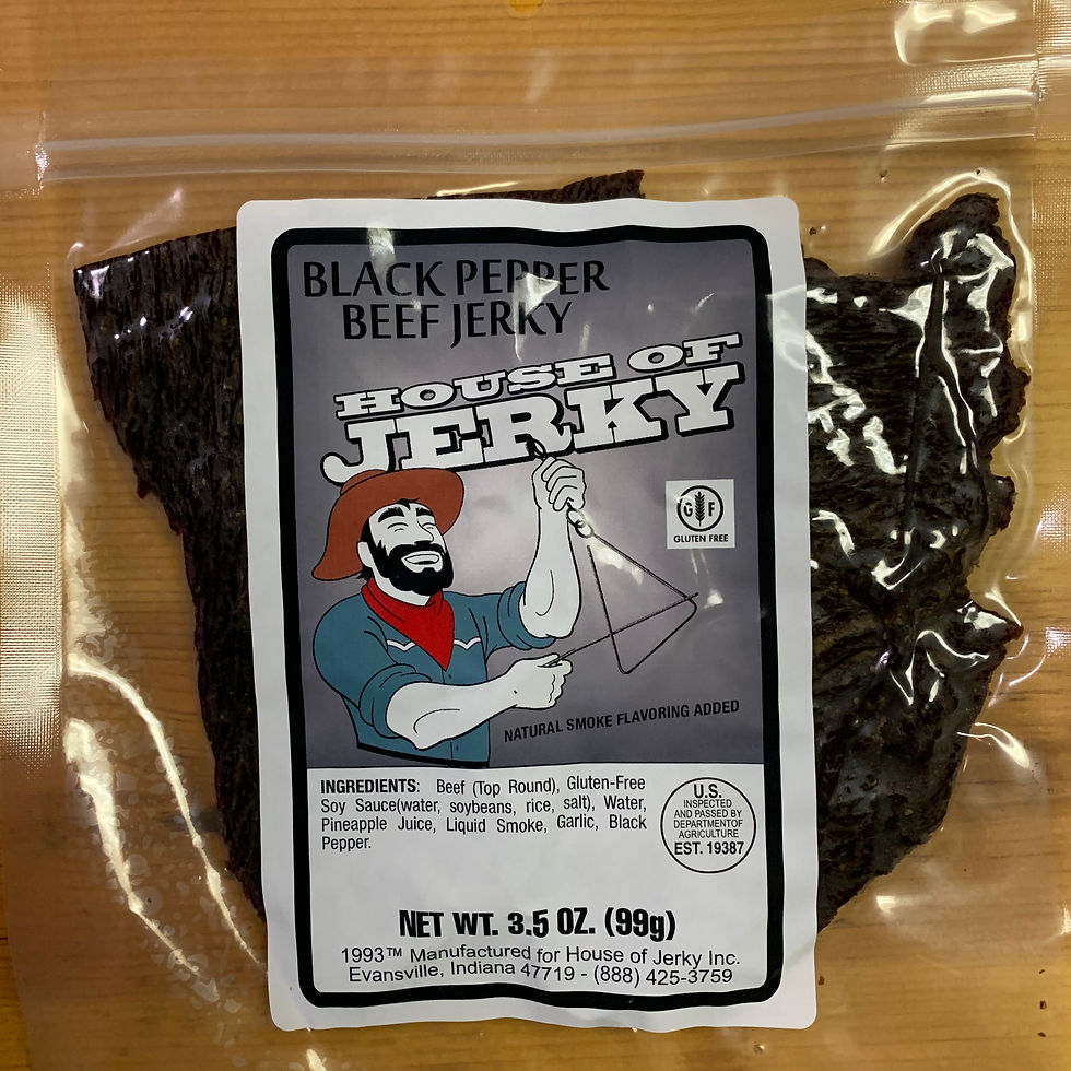 Gluten Free Beef Jerky - Black Pepper