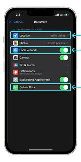 RemWave Sleep App Permissions – Network Access.png