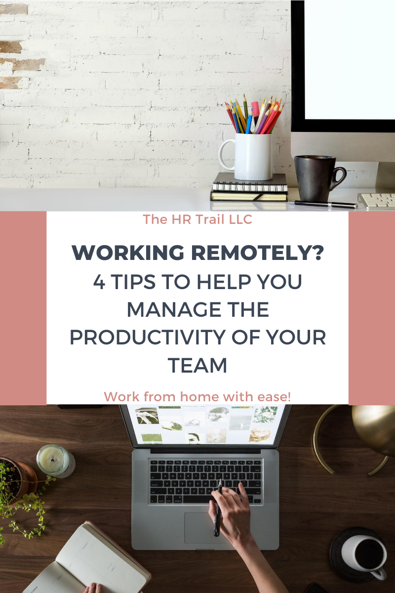 tips to help manage productivity of team working remotely