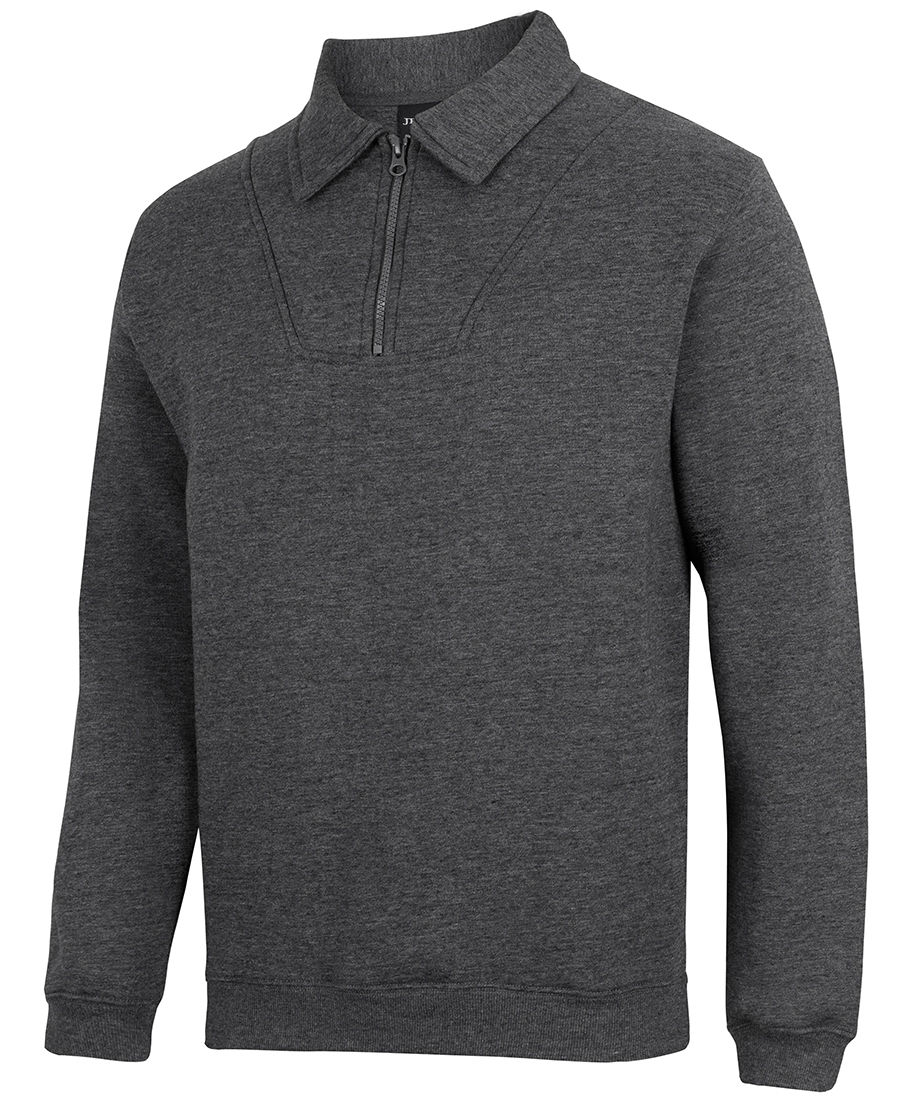 Thumbnail: JB's 3FSZ Men's 1/2 Zip Fleecy Sweat