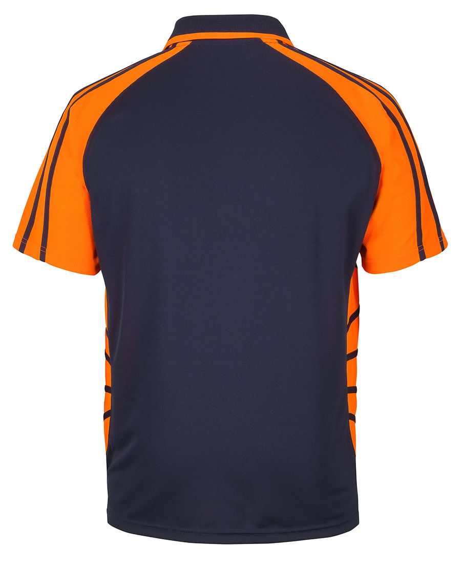 Thumbnail: Men's 6HSSP Hi-Vis S/Sleeve Street Spider Polo