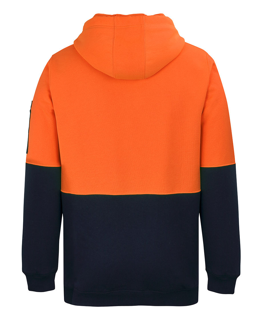 Thumbnail: JB's 6HVHZ Men's Hi Vis 1/2 Zip Hoodie