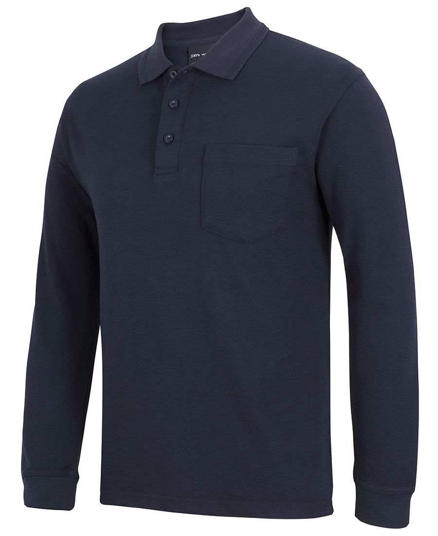 Thumbnail: Men's 210PL L/Sleeve Polo with Pocket