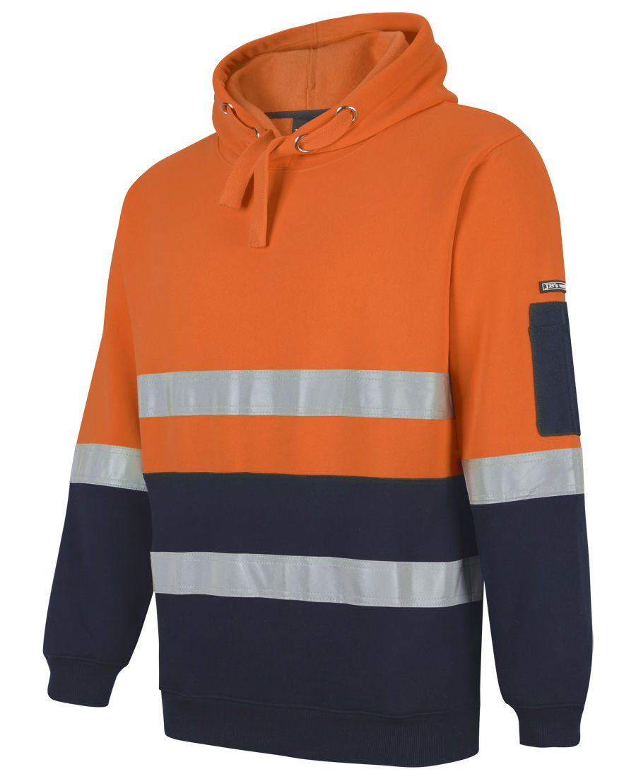 Thumbnail: JB's 6DPOH Men'sHi Vis (D+N) Pull Over Hoodie