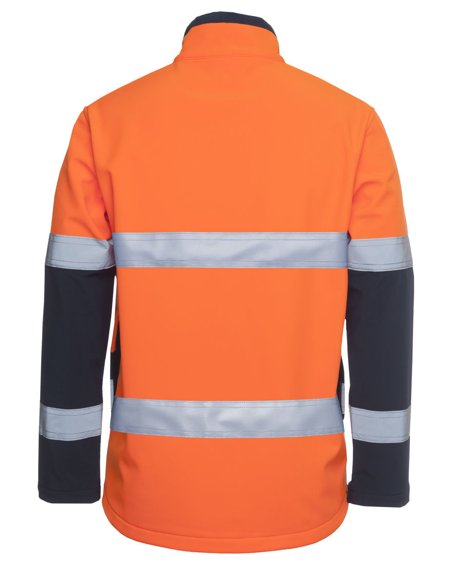 Thumbnail: JB's 6DWJ Men's Hi Vis (D+N) Three Layer Softshell Jacket