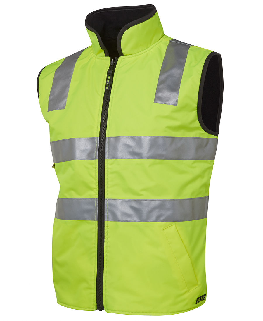 Thumbnail: JB'S 6D4RV Men's Hi Vis 4602.1 (D+N) Reversible Vest