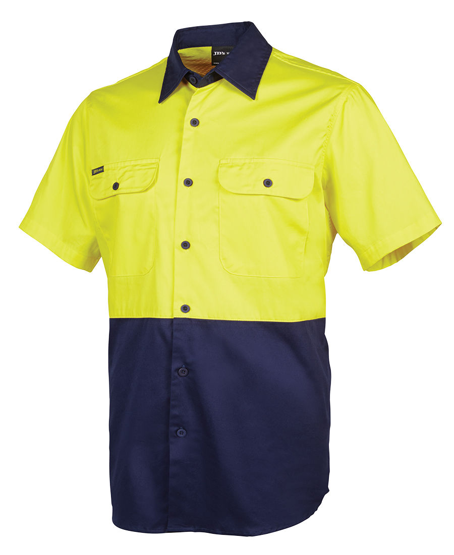 Thumbnail: JB'S 6HWSS Men's Hi Vis S/Sleeve 150G Work Shirt