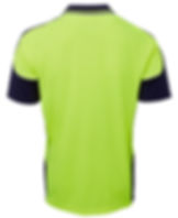 Thumbnail: Men's 6HCP4 Hi-Vis Contrast Piping S/Sleeve Polo