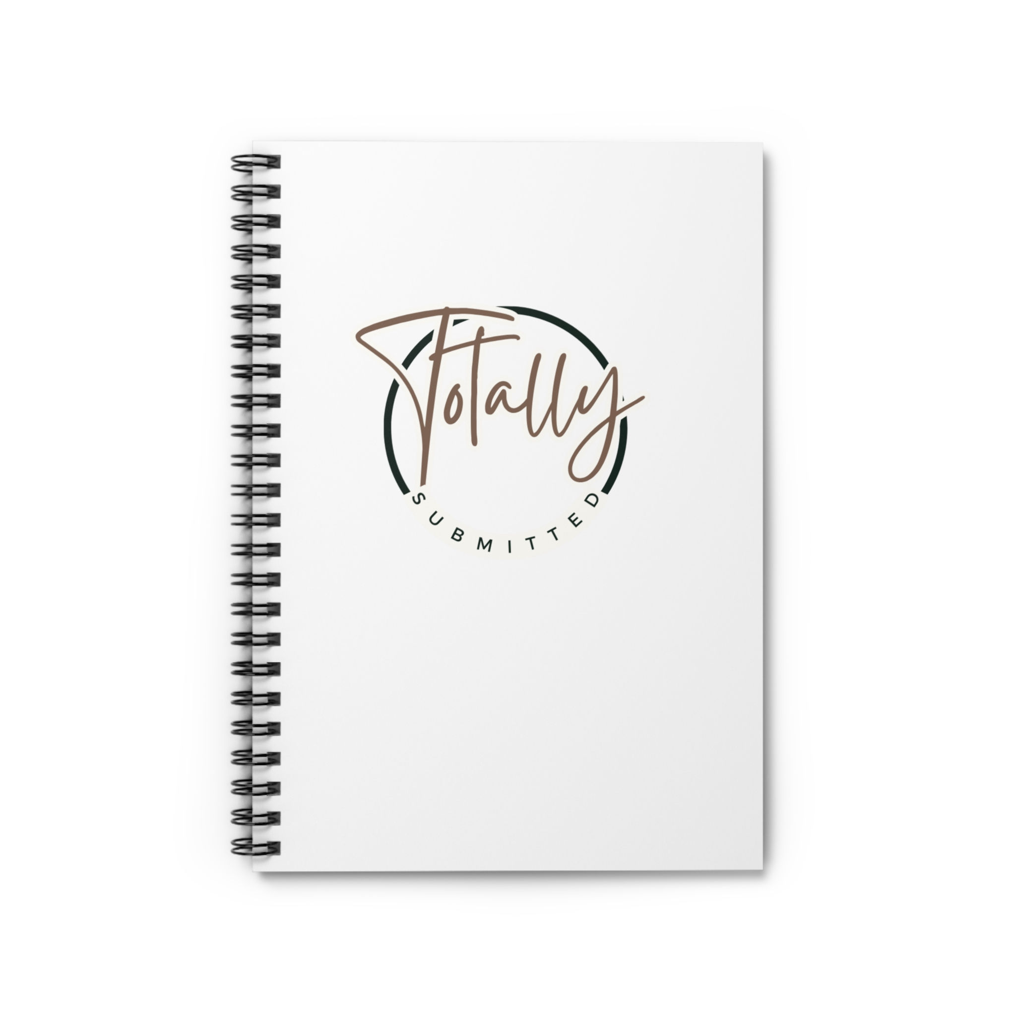 Totally Submitted Signature Spiral Notebook - Ruled Line