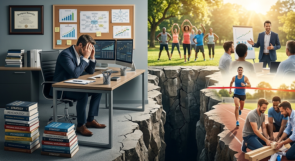 The Knowledge-Action Gap Is Real - And It's Not About Willpower