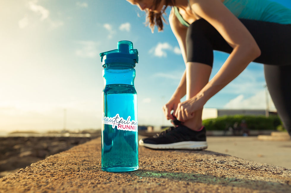Thumbnail: Beautiful Mess Running Sticker