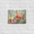 Stella canvas reproduction of roseate spoonbills in a nest