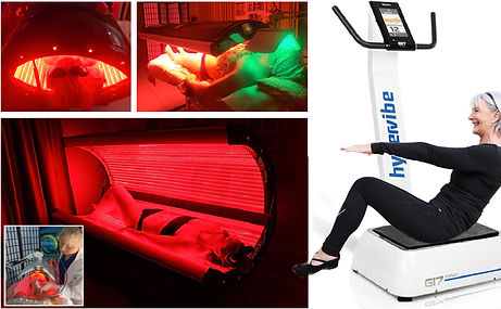 Jessicat's Medi Spa Provides FREE Full Body RED LED Light Therapy and Hypervibe Vibration Plate Sessions.