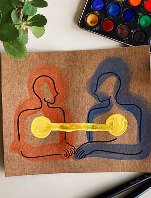 Duas pessoas conectadas através das emoções