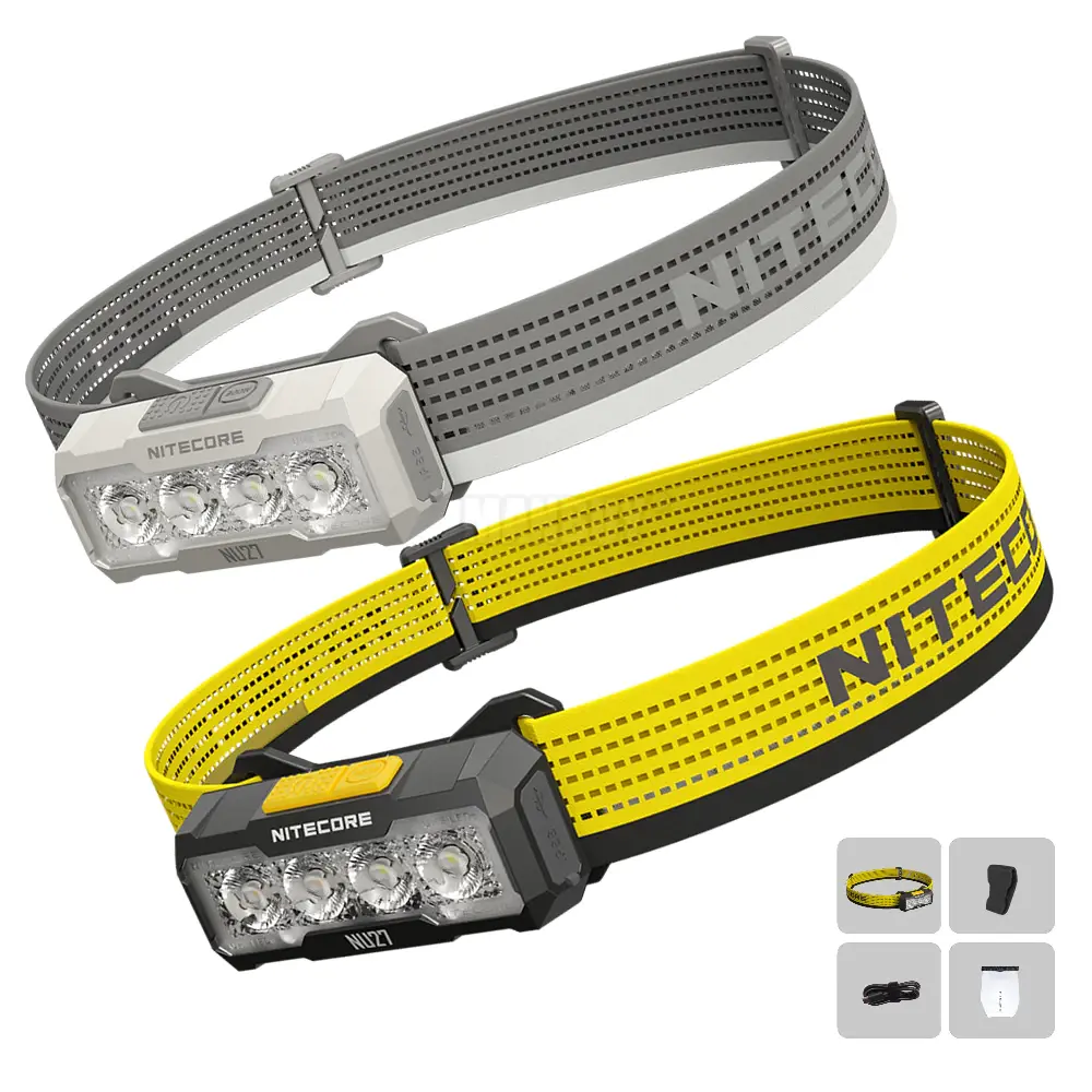 Nitecore NU27, 600 lúmens, USB-C recarregável Lanterna