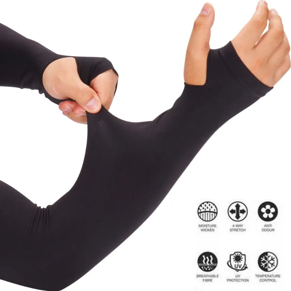 Manguito com Polegar Proteção Solar UV, Unisex