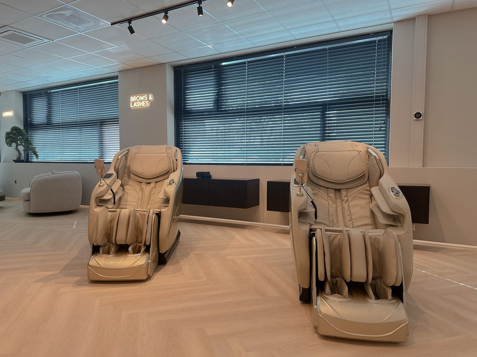 Luxe behandelstoel voor wimper- en wenkbrauwbehandelingen