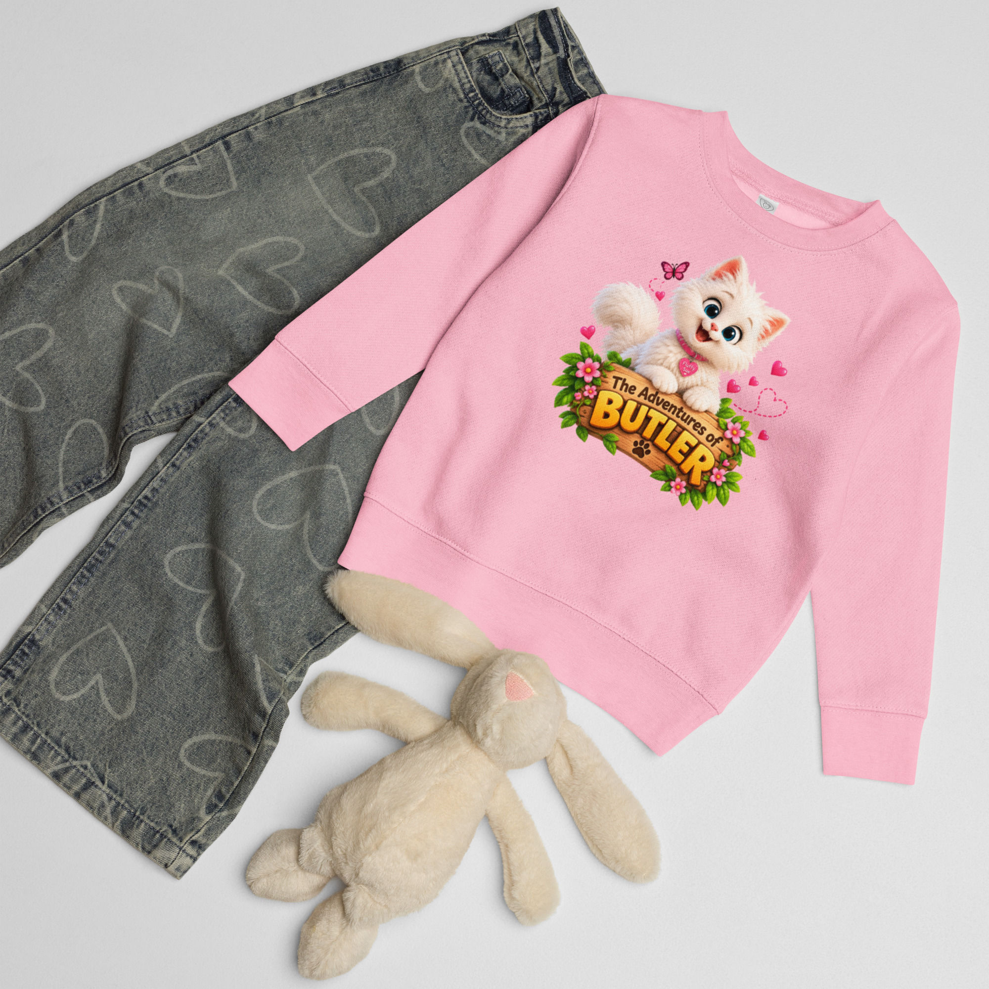 Fluffy Sue's - Kids crew neck sweatshirt