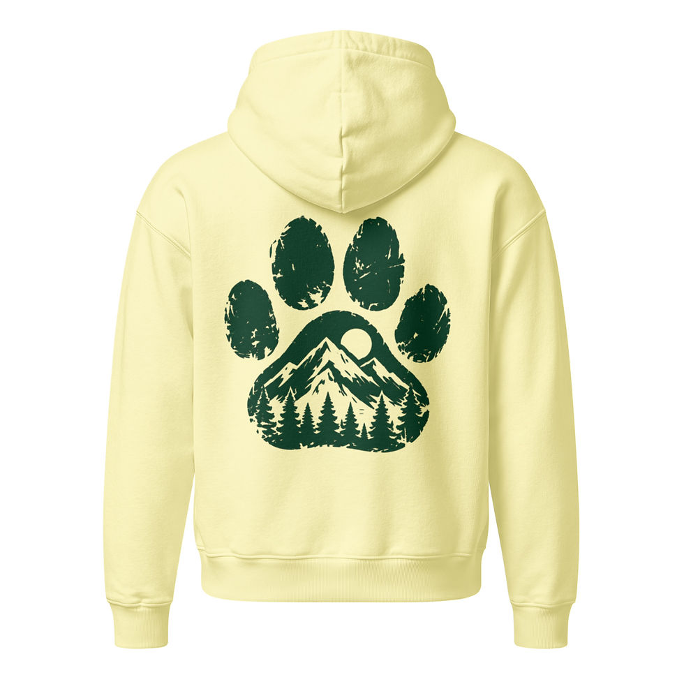 Thumbnail: Unisex Relaxed Mid-weight Hooded Sweatshirt