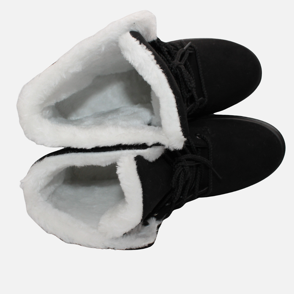 Thumbnail: Women's Winter Boots - Plush Fleece Lined, Warm Ankle Boots