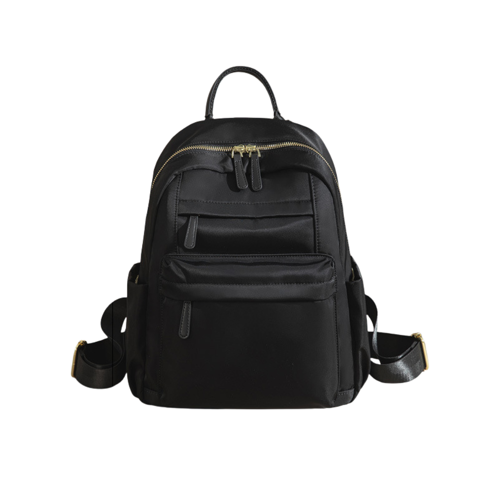 Black Lightweight Oxford Cloth Backpack Handbag for Women