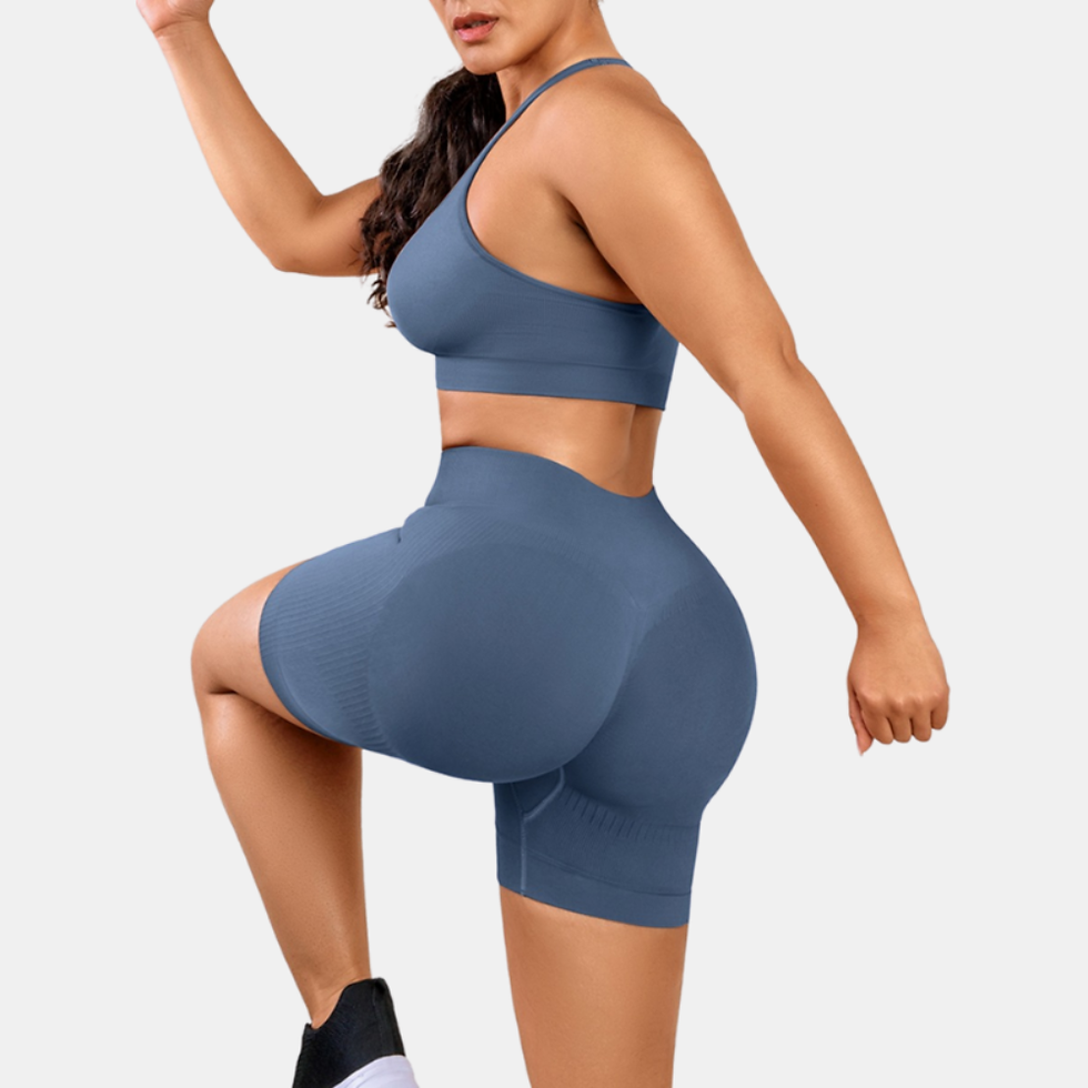 Thumbnail: Eco-Friendly Seamless Sports Shorts for Women- Shapewear Yoga gym wear