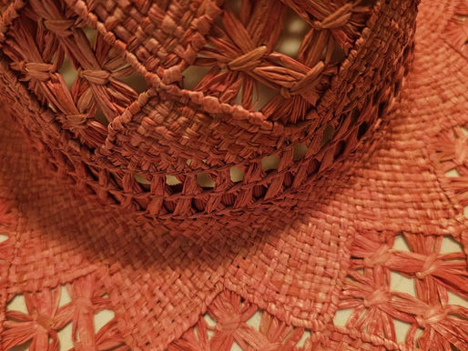 Sommerhut in Pink