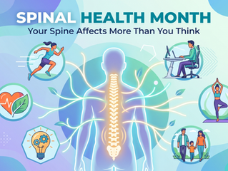 Spinal Health Month   :                                                                Your Spine Affects More Than You Think