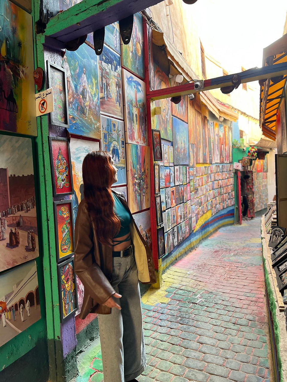 Rainbow street Fez