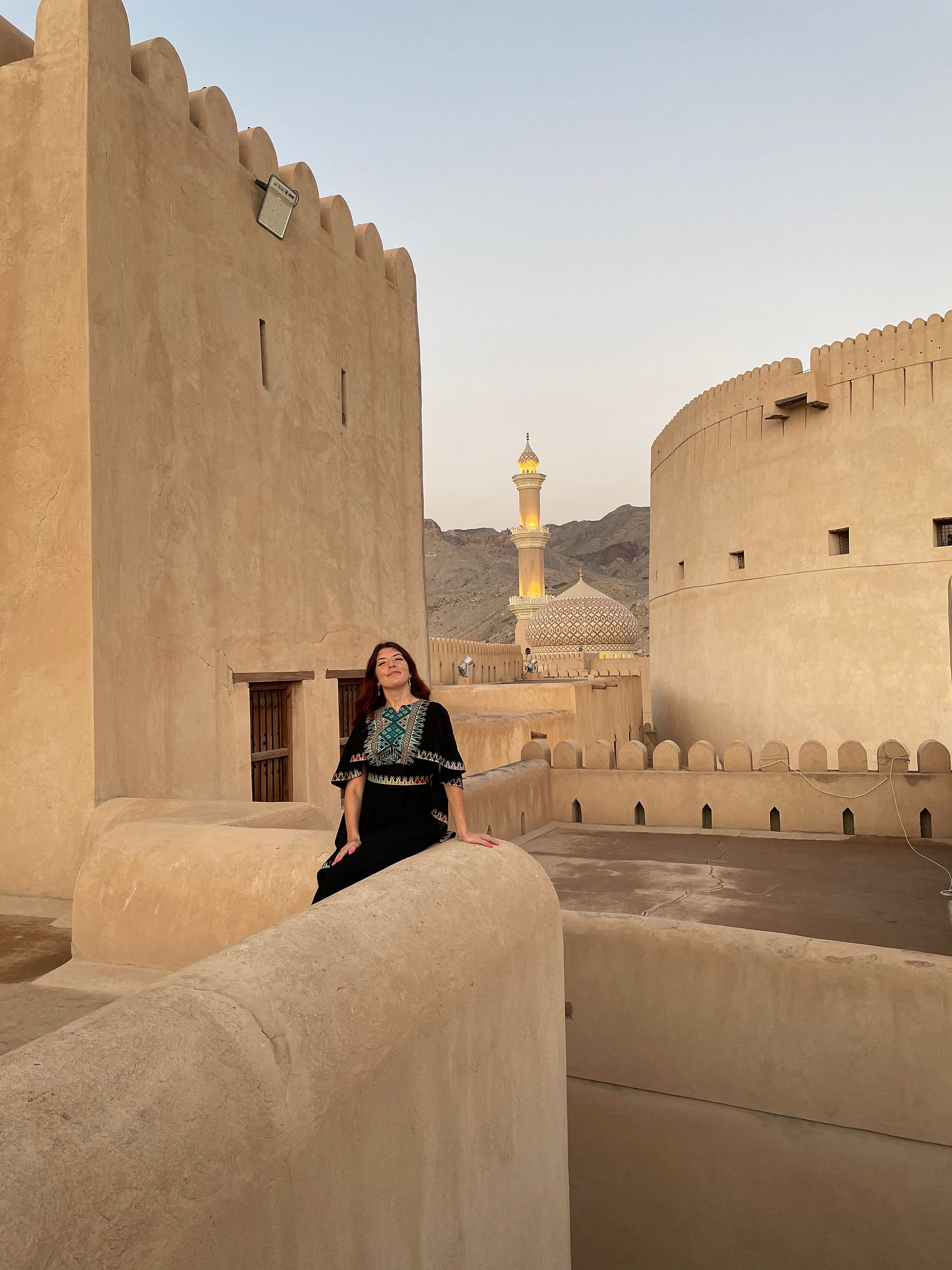 Mezquita Nizwa desde el Fuerte