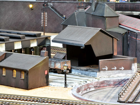 Engine shed and coal stage