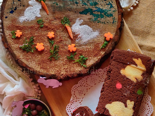 CHOCOLATE SWISS ROLL (Easter special)