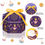 Thumbnail: Purple Ribbon Gift Cookies Paper Box for Happy Diwali Party