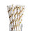 Thumbnail: 25 pcs/pack Bronzing Paper Drinking Straws for Birthday Wedding Baby Shower