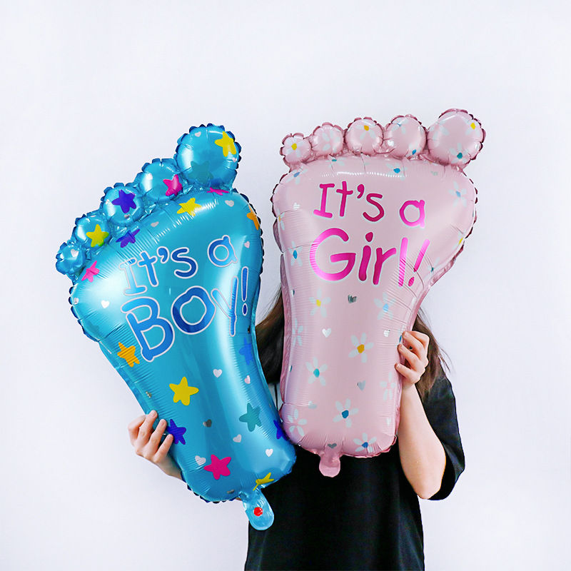 Thumbnail: Cartoon Girl Baby Boy Foil Decoration Balloon for Baby Shower Birthday Party