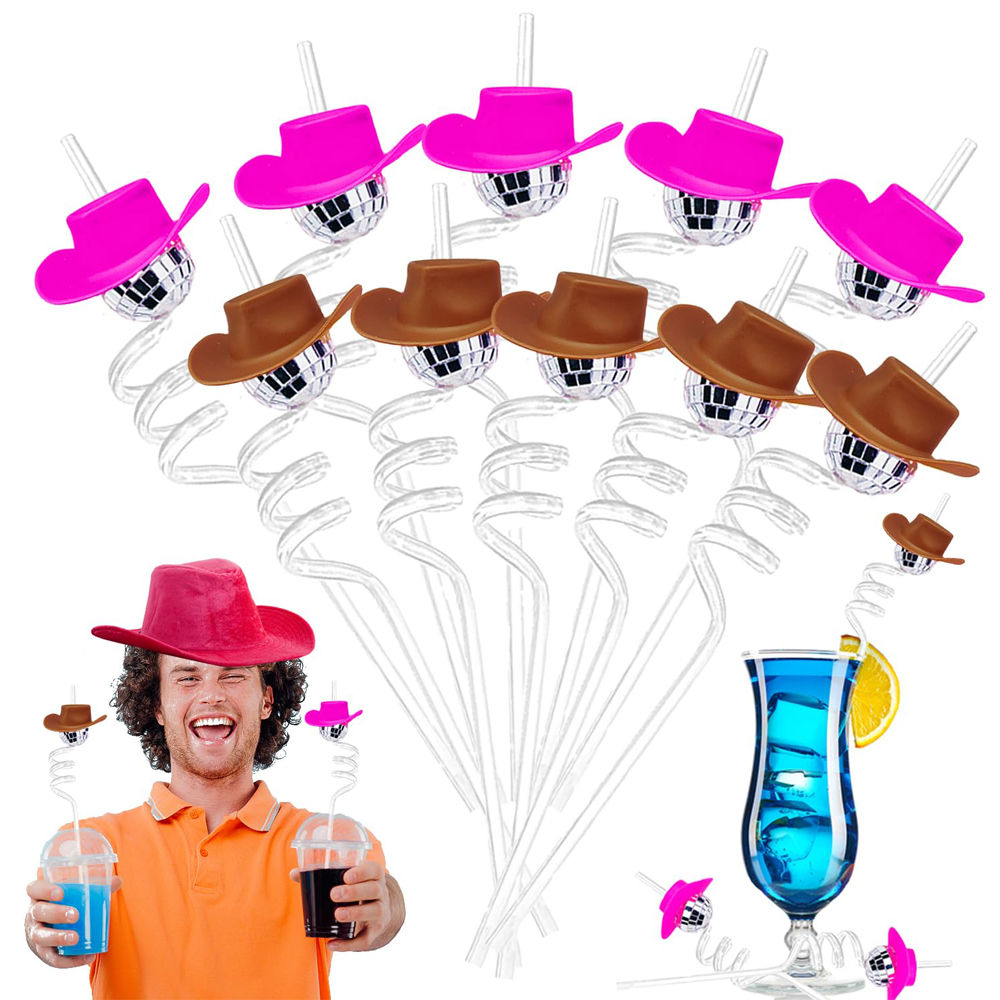 Mirror Disco Ball Straws