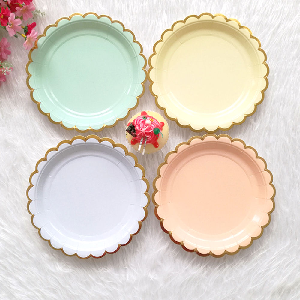 Bronzing Disposable Paper Plate