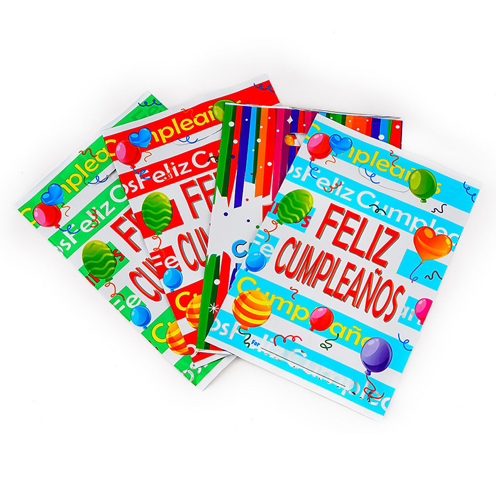 happy birthday sweet cookies bags for kids party decor