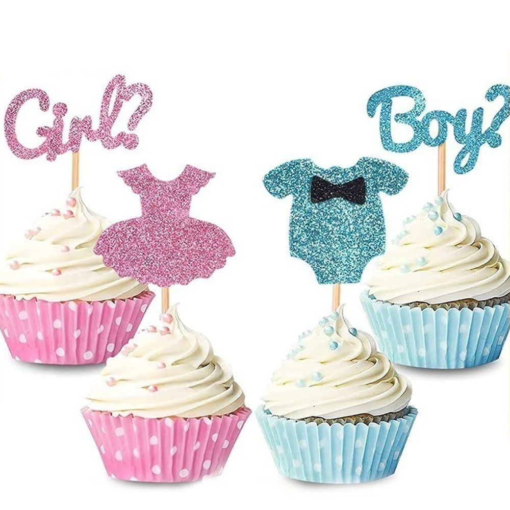 Bow Ties paper cupcakes decorations cake topper