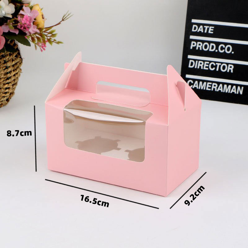 Thumbnail: 2 holes clear window packaging handle box